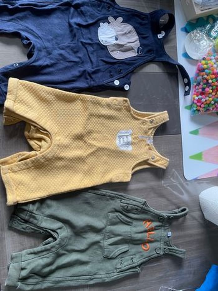 Lot 3 salopettes 3 mois