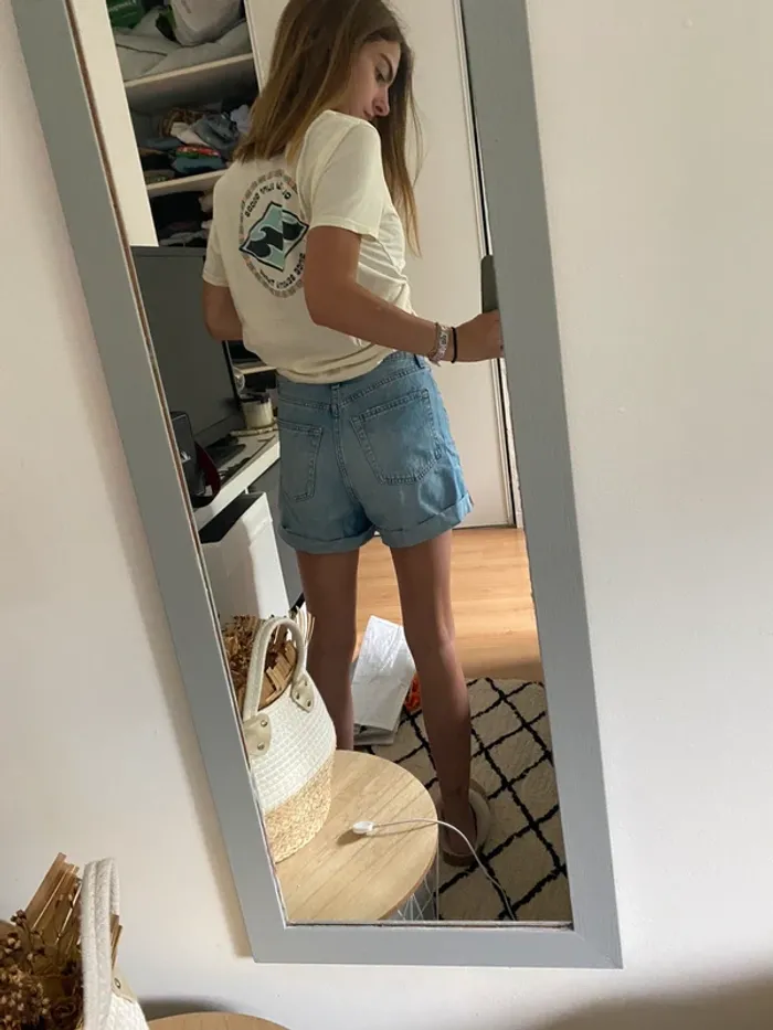 Short en jean H&M - photo numéro 4