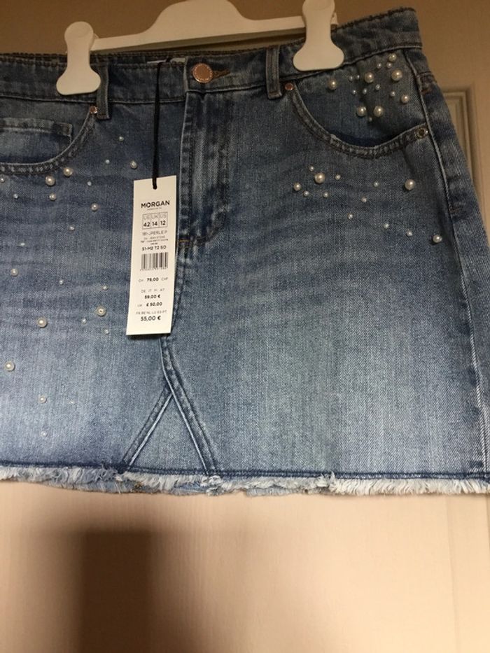 Jupe en jeans Morgan - photo numéro 6