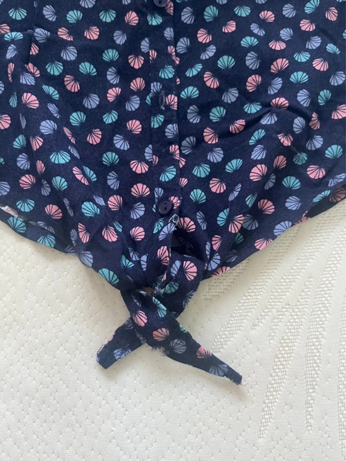 Petite Blouse La Halle Bleu Marine - photo numéro 3