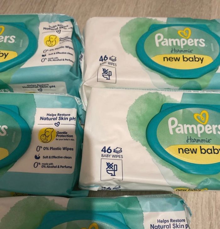 Lot Pampers harmonie lingettes - photo numéro 2