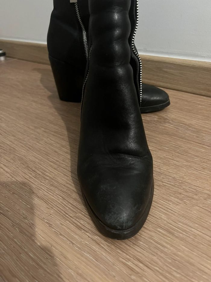 Bottines noires à talons Steve Madden - photo numéro 5