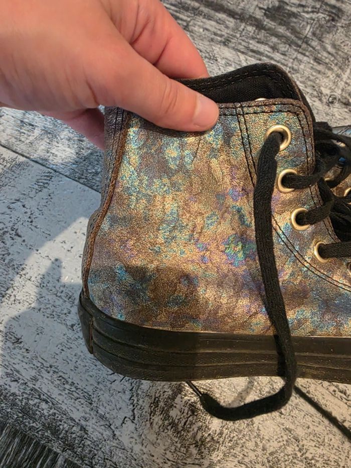 Converse femme holographique - photo numéro 2