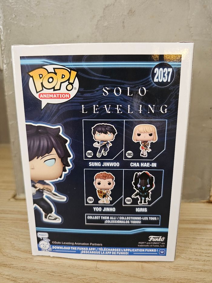 Figurine Funko Pop! animation - Sung Jinwoo #2037 - photo numéro 3