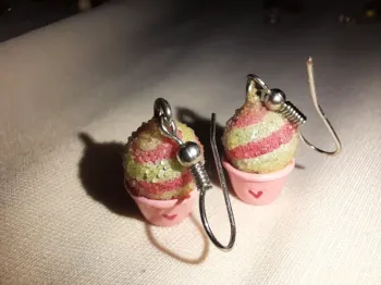 Boucles d'oreilles CupCake
