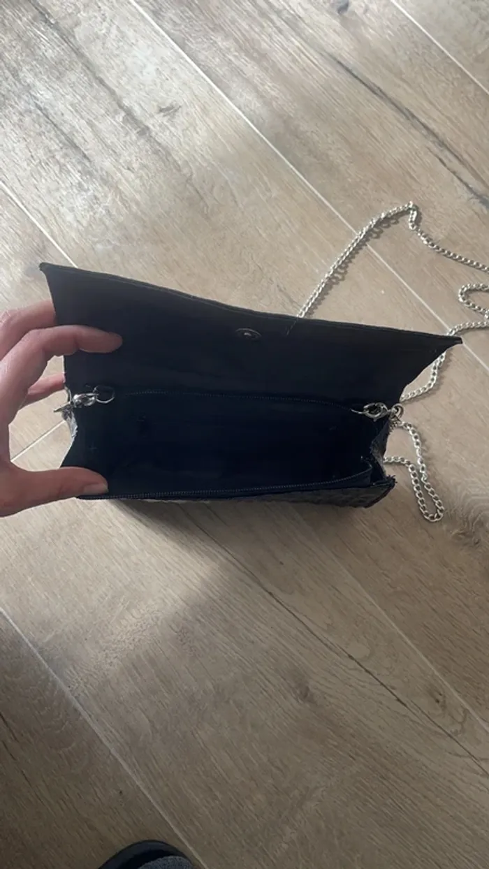 Pochette noire de soirée - photo numéro 2