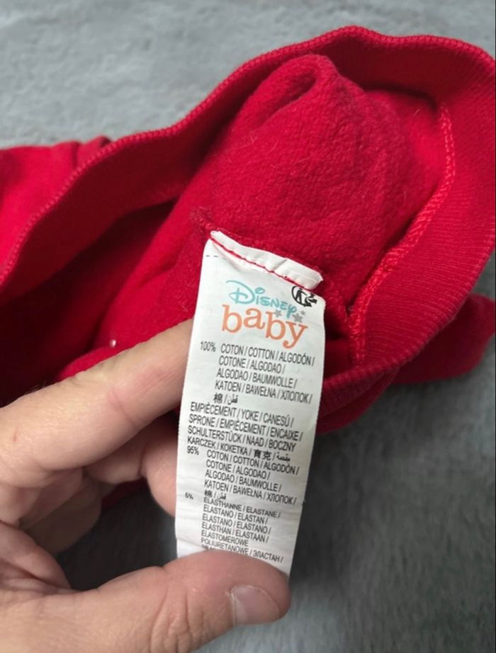 Sweat rouge Mickey Minnie - photo numéro 4
