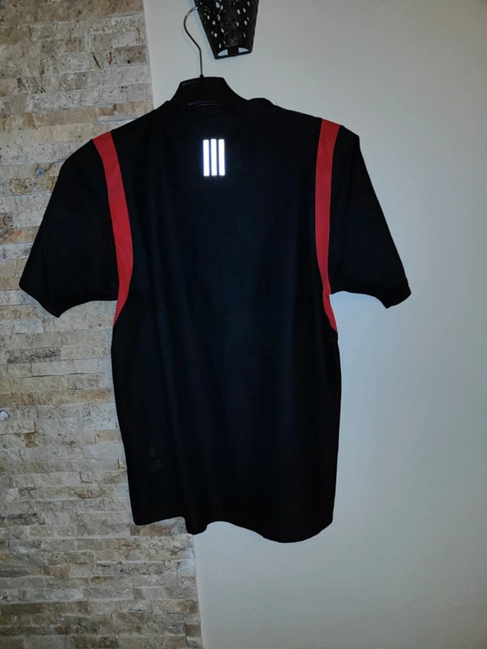T-shirt noir et rouge Adidas - photo numéro 5