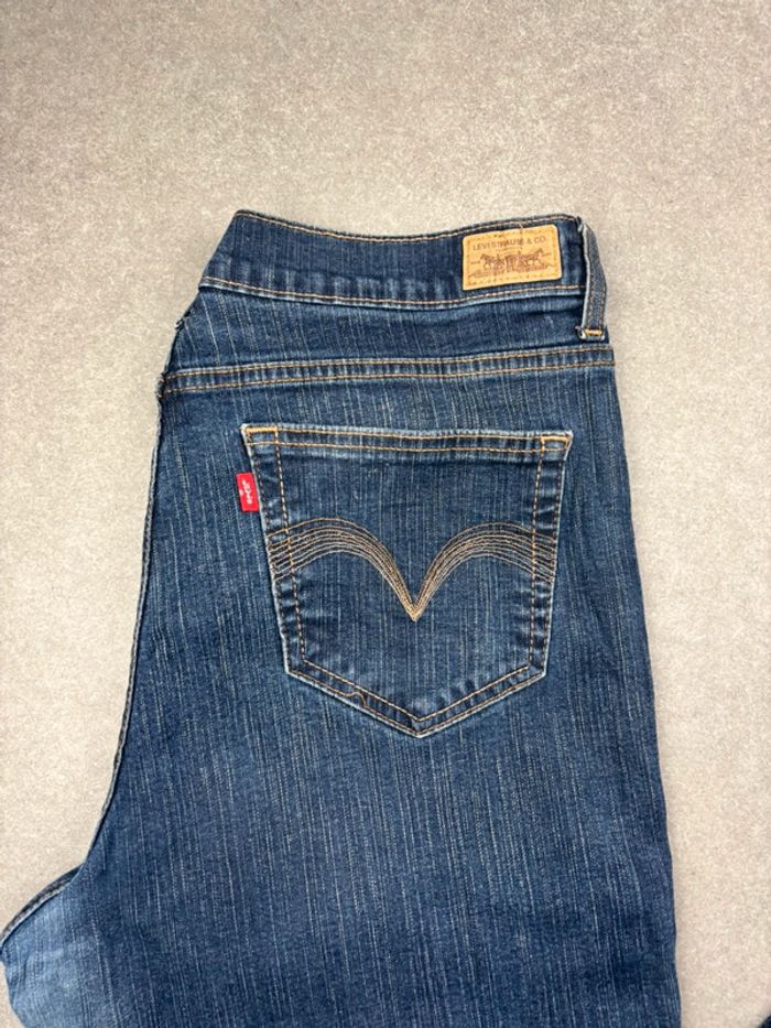 Jean pantalon coupe droite 512 levis bleu taille S - photo numéro 2