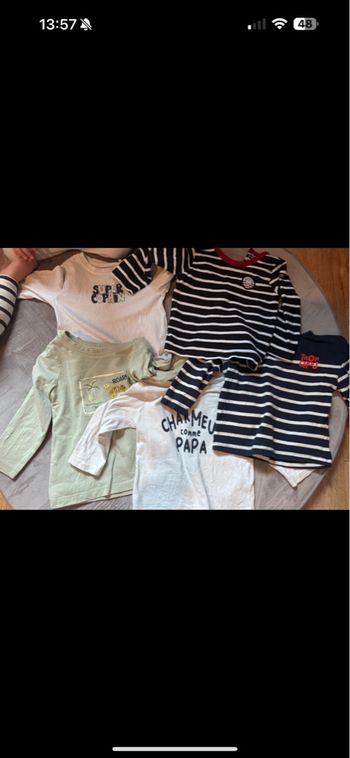 T-shirt manche longue garçon