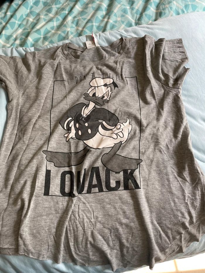 T-shirt asymétrique Donald duck L