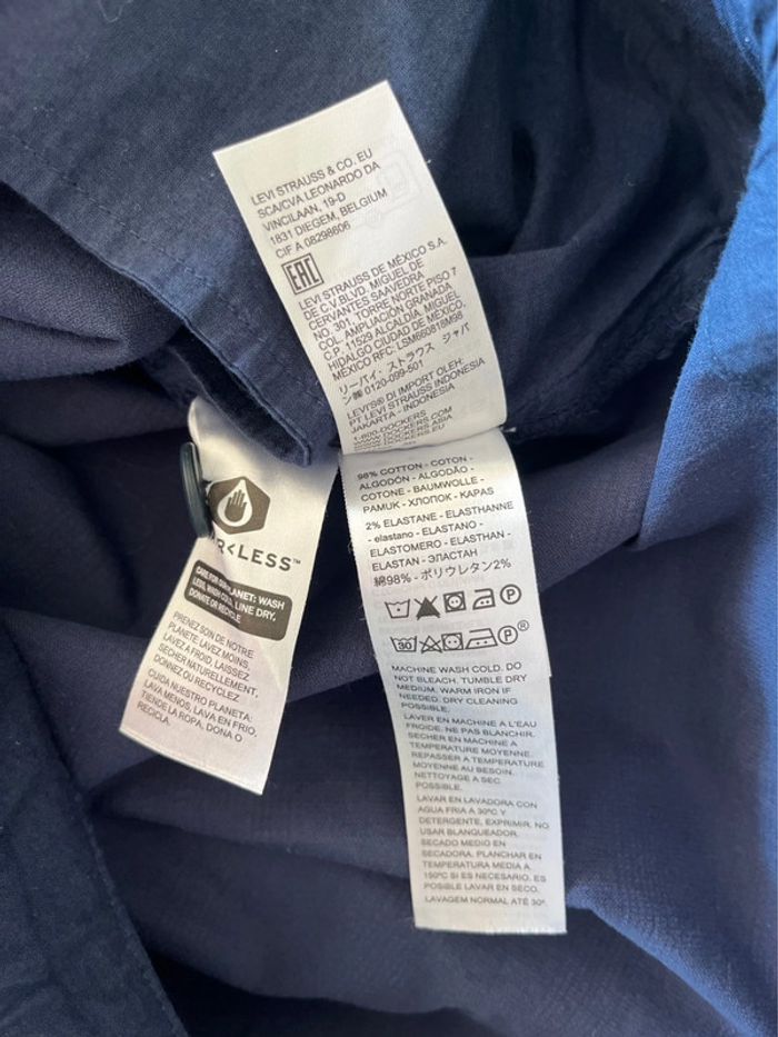 🧥 Surchemise Dockers bleu marine à carreaux – Taille M 🧥 - photo numéro 6
