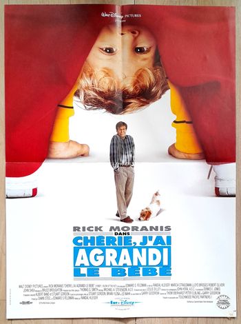 affiche film cinéma chérie j'ai agrandi le bébé - rick moranis