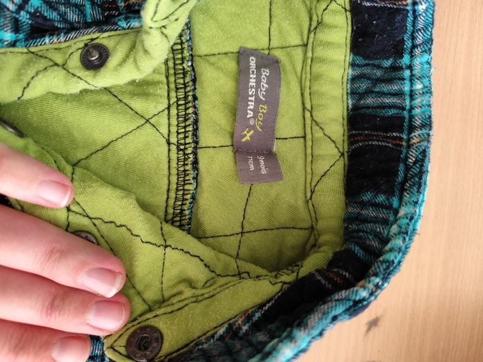 Vends chemise épaisse bébé 9 mois - photo numéro 2