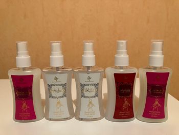 Lot de 5 musc en spray