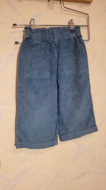 Pantalon velours bonton