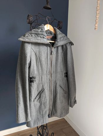 Manteau Bershka t.L gris