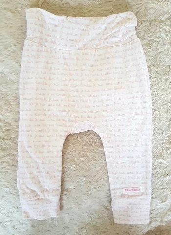 Pantalon leggings doublé fille 9 mois