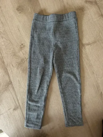 Legging pied de poule noir et blanc