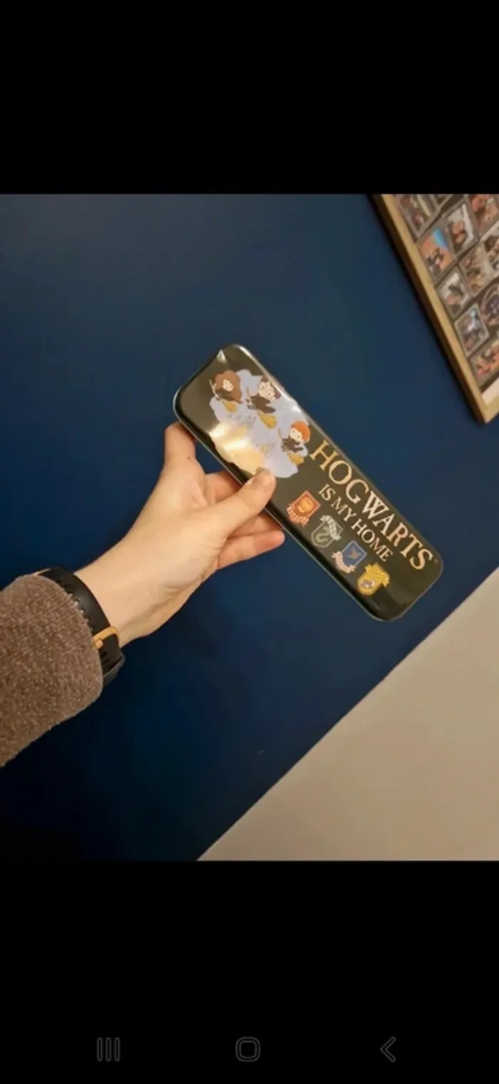 Trousse en métal harry potter