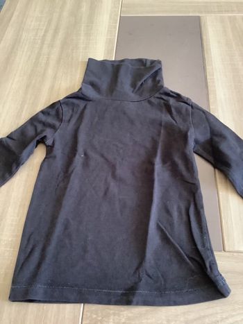 T-shirt col roulé coton taille 4 ans