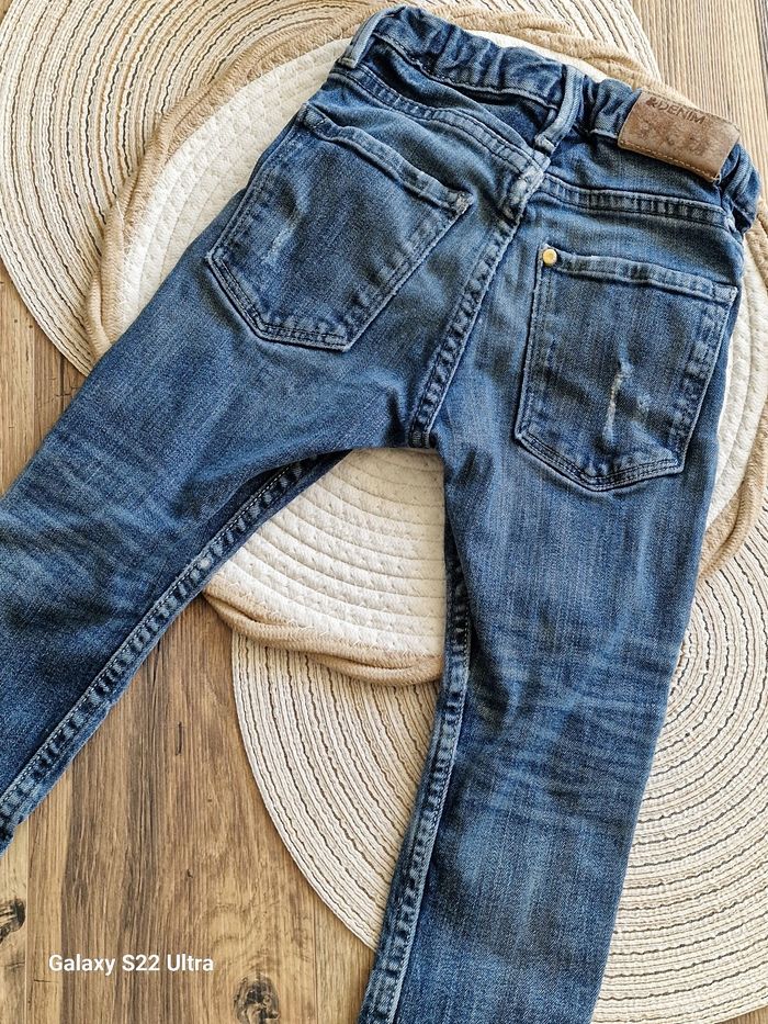 Jean effet usé - H&M - 104cm (4 ans) - photo numéro 4