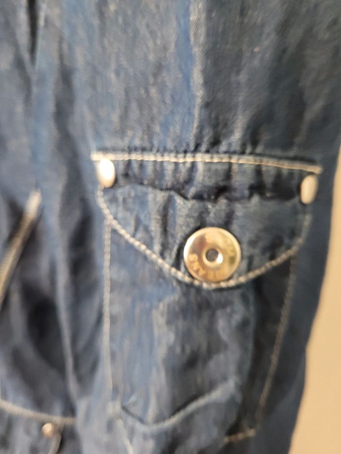 Veste chemise coton lin - photo numéro 6