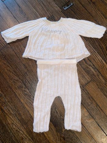 ensemble rose chaud Bout'chou 1 mois