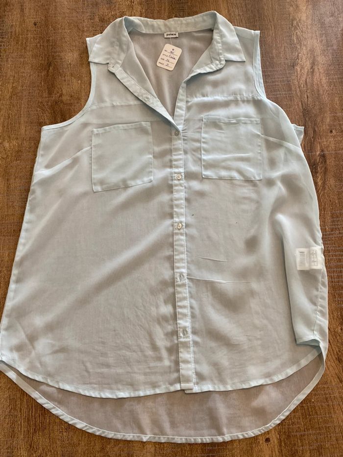 Chemisier sans manche taille 38 Pimkie
