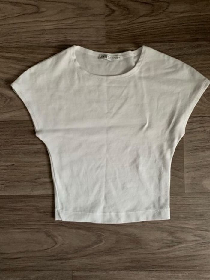 T-shirt Zara blanc taille S