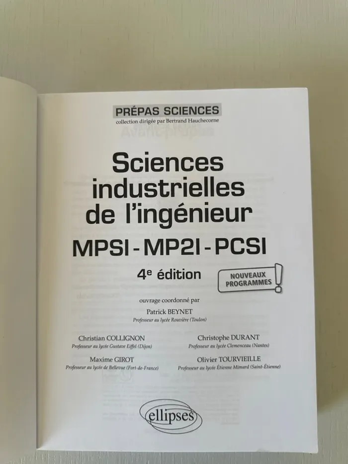 Classe préparatoire Sciences industrielles - photo numéro 2