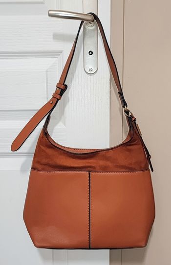 💋 Sac à main épaule - Synthétique - Camel 💋