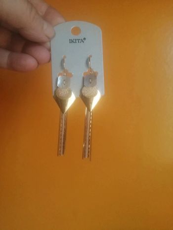 🌸Boucles d'oreilles dorées et Nacre "Ikita" Neuves 🌸