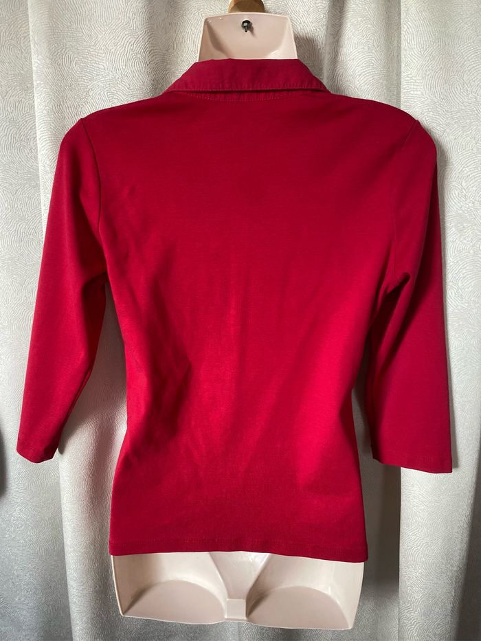 T-shirt polo framboise taille 2 Scottage - photo numéro 7