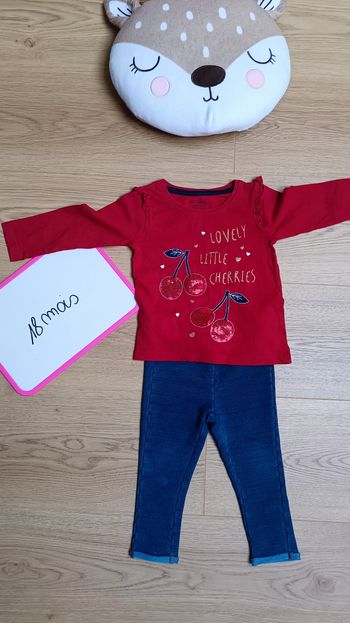 T-shirt et legging Primark 18 mois