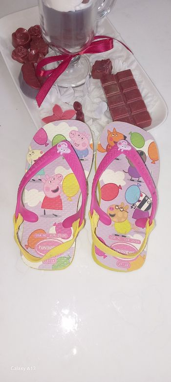 Claquettes Havaianas peppa pig 