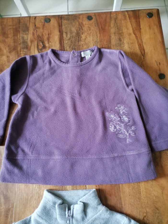 Lot de 2 polaire fille - photo numéro 2