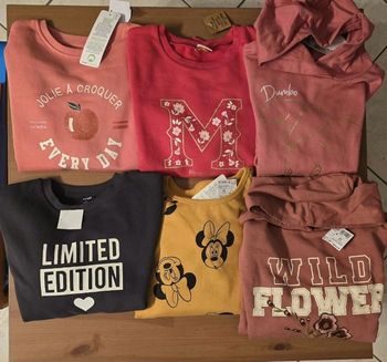 (Neufs non portés)🥰🎉🎉 lot sweats molleton 10 ans fille 🥰🎉🎉