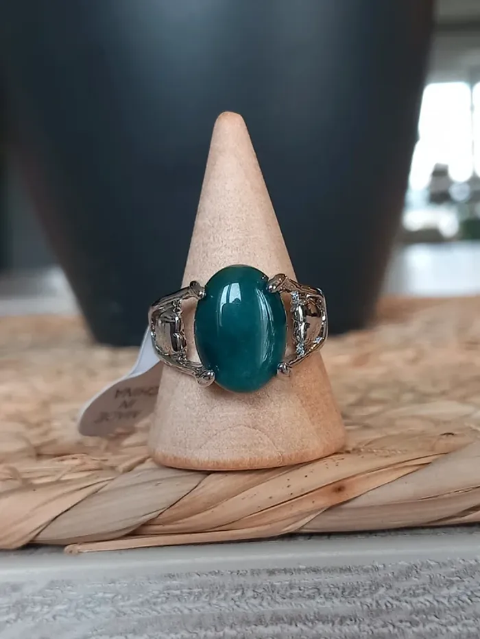 Bague en acier inoxydable taille 18 (58) - photo numéro 4