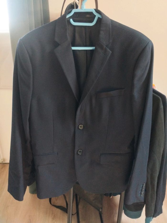 Veste de costume bleu marine H&M taille 50 neuve - photo numéro 2