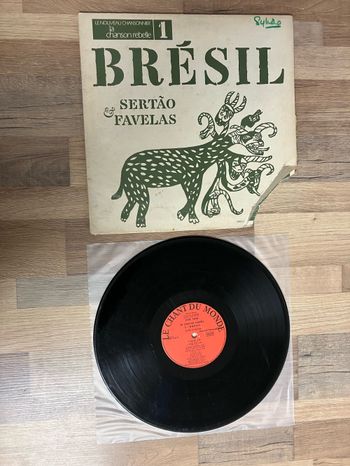 Vinyle 33 tours-Brésil-Sertão Favelas