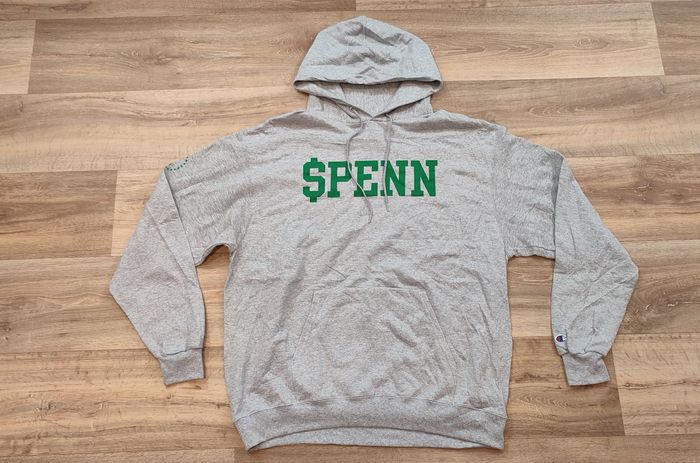 Vêtement Homme Sweatshirts Sweats pull à capuche gris Champion taille XL #Retrostreet - photo numéro 2