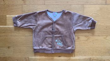 Gilet marron à pressions 3 mois l’enfant Do