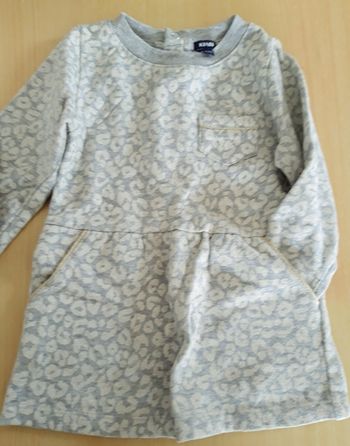 Robe mi-longue manches longues 18-24 mois / Kiabi