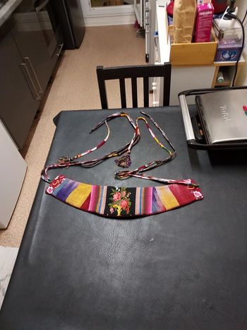 Ceinture colorée fille 55 cm