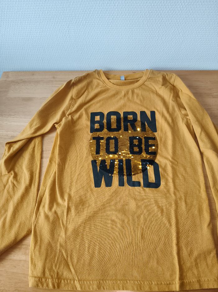 Tee shirt sequins réversible