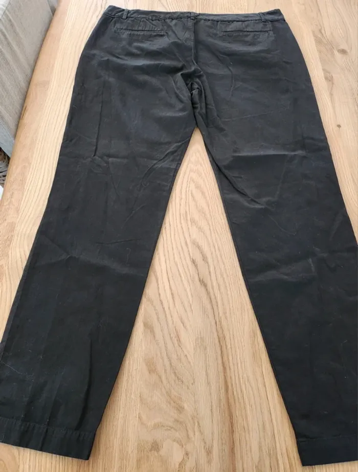 Pantalon droit noir neuf comptoir des cotonniers taille 44 - photo numéro 7