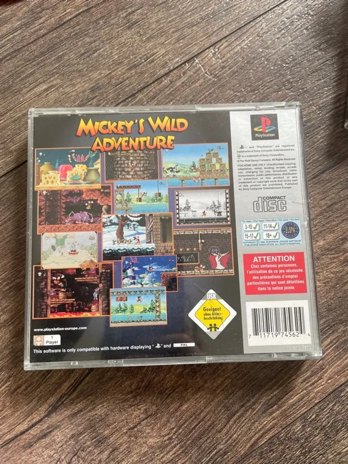 Jeu PS1 Mickey’s Wild Adventure - photo numéro 2
