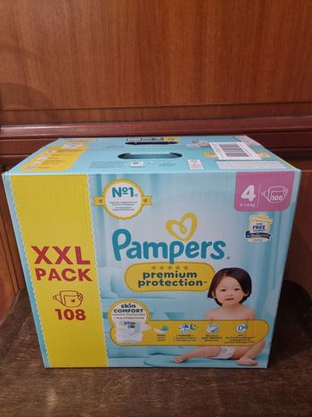 108 couches taille 4 pampers