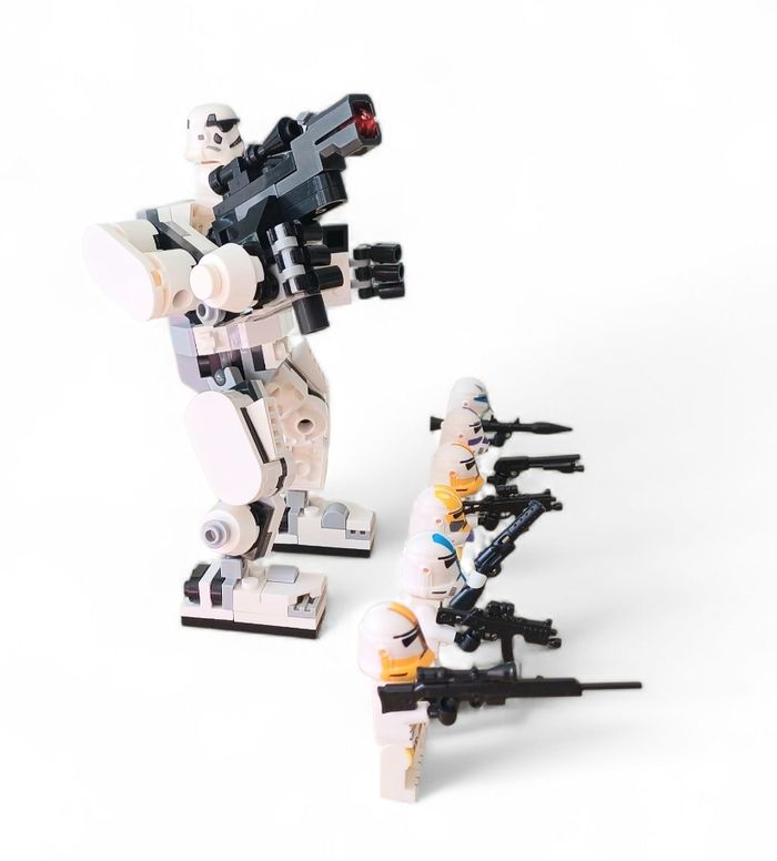 Lego compatible-Robot Stormtrooper Star Wars avec Figurine inclus+6Figurines Stormtrooper - photo numéro 4
